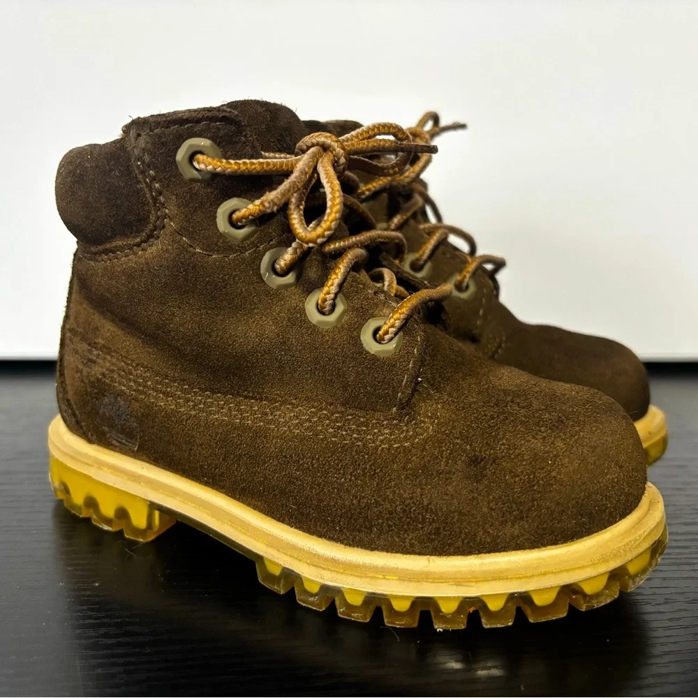 Timberland Waterproof Boots with Clear Sole (8.5 Toddler) - Picture 1 of 9
